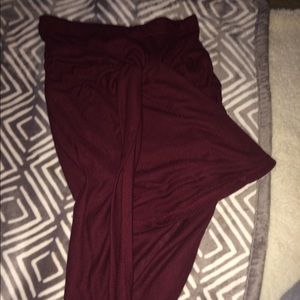 Rue 21 Maroon Skirt
